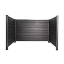 Hortus - Komposit skraldeskjul trælook Pisa H121 x B188 x D95 cm