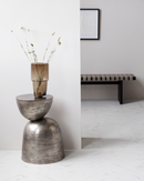 House Doctor - Sidebord, Heena, Oxideret metal