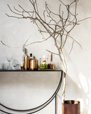 House Doctor - Isspand/Vinkøler, Alir, Messingfinish H14,5 cm