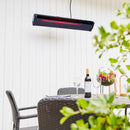 HEAT1 - eco pro-line 2000W ULG plus, sort glasfront, væghængt