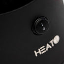 HEAT1 - Terrassevarmer ECO high-line under bordmodel "Cone" 1200W, sort