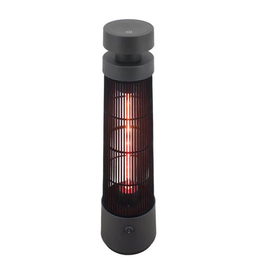 HEAT1 - Terrassevarmer ECO high-line under bordmodel "Cone" 1200W, sort