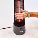 HEAT1 - Terrassevarmer ECO high-line under bordmodel "Cone" 1200W, sort