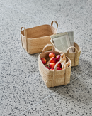 House Doctor - Opbevaringskurve, Stella, Natur, sæt af 3 stk.