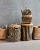 House Doctor - Vasketøjs/opbevaringskurve i Søgræs - Cesto - Sæt med 2 stk.