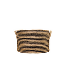 House Doctor - Opbevaringskurve, Dungi, Sort, Natural, sæt af 3 stk.