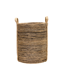 House Doctor - Opbevaringskurve, Dungi, Sort, Natural, sæt af 3 stk.