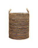 House Doctor - Opbevaringskurve, Dungi, Sort, Natural, sæt af 3 stk.