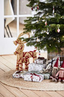 Ib Laursen - Julebuk m/rødt bånd, H43 cm