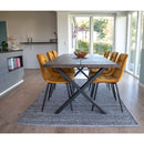 House Nordic - Toulon Spisebord - olieret eg med bølget kant - 200x95xh76x4 cm