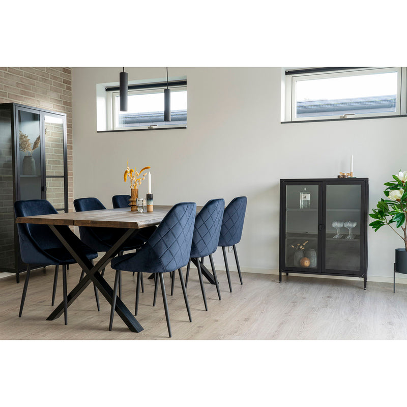 House Nordic - Toulon Spisebord - olieret eg med bølget kant - 200x95xh76x4 cm