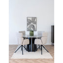 House Nordic - Brito Spisebord, Gråmarmor look, Ø120cmH:75cm