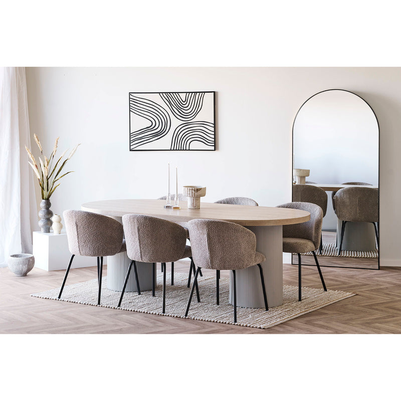 House Nordic - Solva Spisebord, natur/sand, 100×220×75cm
