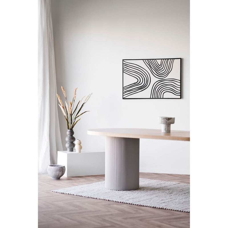 House Nordic - Solva Spisebord, natur/sand, 100×220×75cm