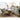 Noli Spisebord, keramisk bordplade, hvid marmorlook,askfiner, 90x200x76cm - Bolig og Haven