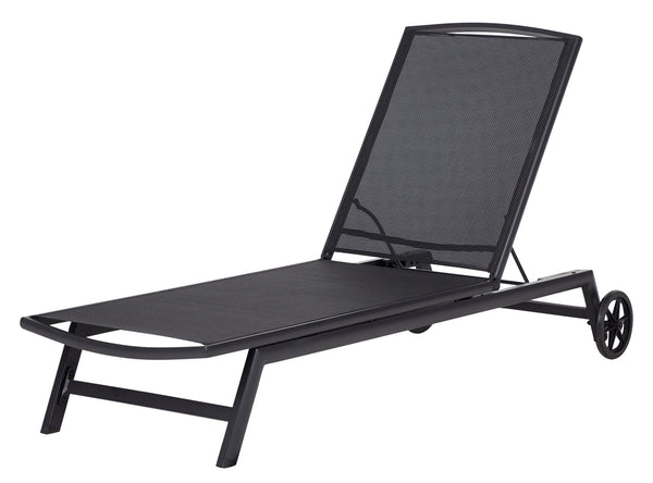 OUTFIT - Solvogn i sort alu, 200/179×63x30/98 cm