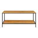 House Nordic - Vita TV-Bænk - egetræslook hylder, 100x36x45 cm