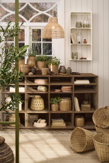 Ib Laursen - Væghylde m/3 hylder UNIKA, hvid, 40x90x12cm