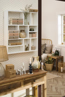 Ib Laursen - Væghylde m/forskellige rum UNIKA , hvid H60,5 cm