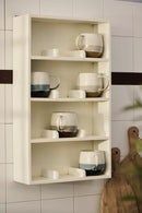 Ib laursen - Væghylde m/4 opdelte hylder 12 rum UNIKA, Hvid