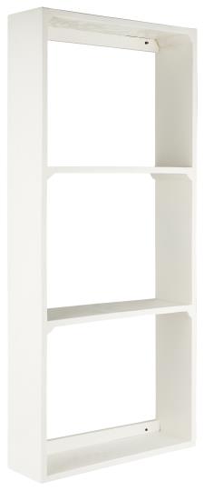 Ib Laursen - Væghylde m/3 hylder UNIKA, hvid, 40x90x12cm