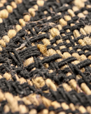 House Doctor - Tæppe, Monta, Sort, Natural, 83x28 cm