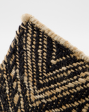 House Doctor - Tæppe, Monta, Sort, Natural, 130x83 cm