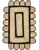 House Doctor Dørmåtte Denta Sort Natur