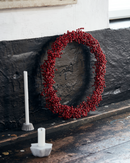 House Doctor - Krans, Winter, Rød, Ø33 cm