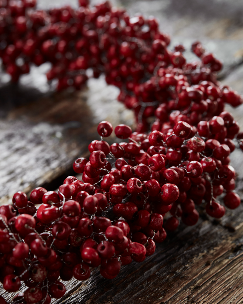 House Doctor - Krans, Winter, Rød, Ø33 cm