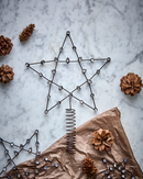 House Doctor - Juletræsstjerne, Connect, Antik kobberfinish, H33 cm