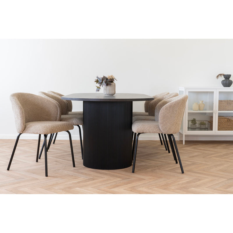 House Nordic - Boavista Spisebord - Mørkebrun L210 cm