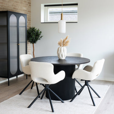 House Nordic - Boavista Spisebord - Mørkebrun Ø120 cm