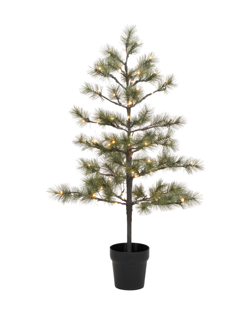 House Doctor - Juletræ med LED, Peuce, Natur, H125 cm