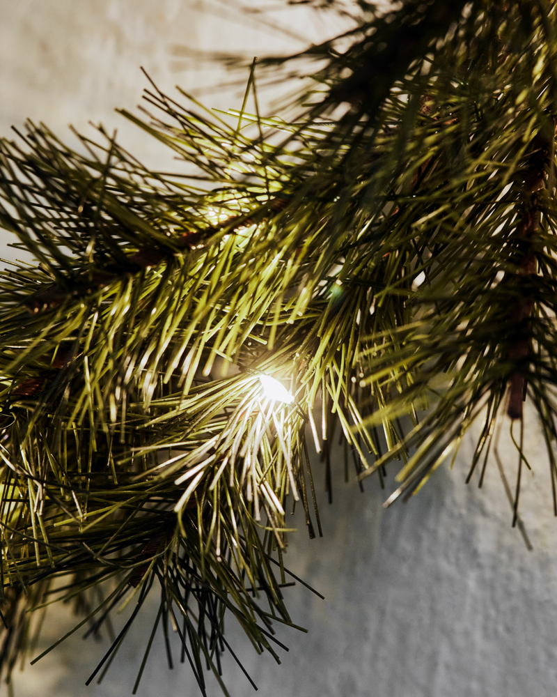 House Doctor - Krans med LED, Peuce, Natur, Ø40 cm