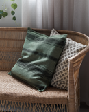 House Doctor - Pudebetræk Suto, Grøn 50x50 cm