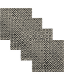 House Doctor Servietter Join Sort Råhvid