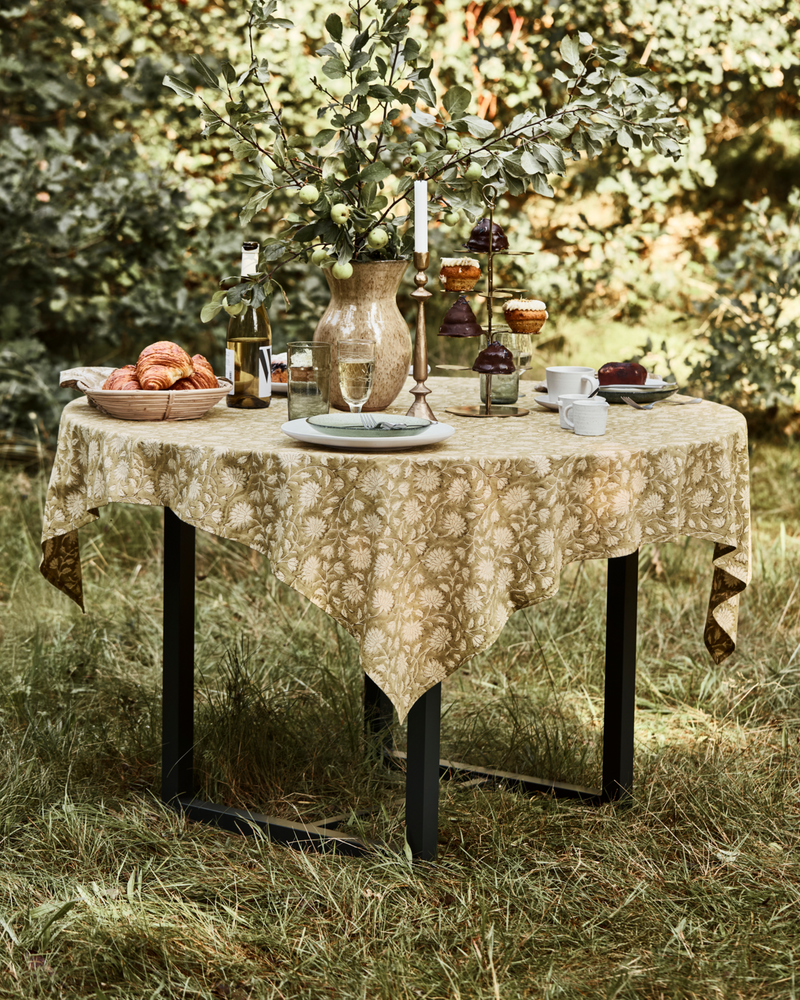 House Doctor - Dug, Join, Grøn, 150x150 cm