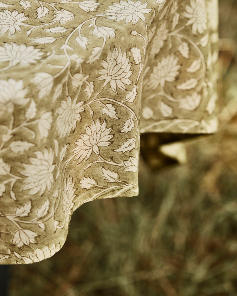 House Doctor - Dug, Join, Grøn, 150x150 cm