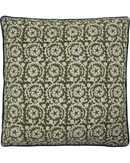 House Doctor Pudebetræk Flow Mørkegrøn Råhvid