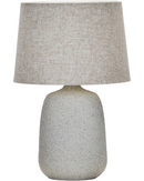 House Doctor Bordlampe inkl. lampeskærm Tana Råhvid