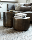 House Doctor - Sofabord, Rota, Antik messing, H50 cm