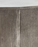 House Doctor - Sofabord, Rota, Børstet sølv, H35 cm