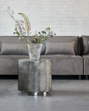 House Doctor - Sofabord, Rota, Børstet sølv, H50 cm