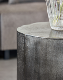 House Doctor - Sofabord, Rota, Børstet sølv, H50 cm