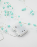 House Doctor - Lyskæde, Cher, Turkis, Sølv 100 LED lys