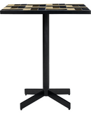 House Doctor Cafe bord Geometric Brun Blå