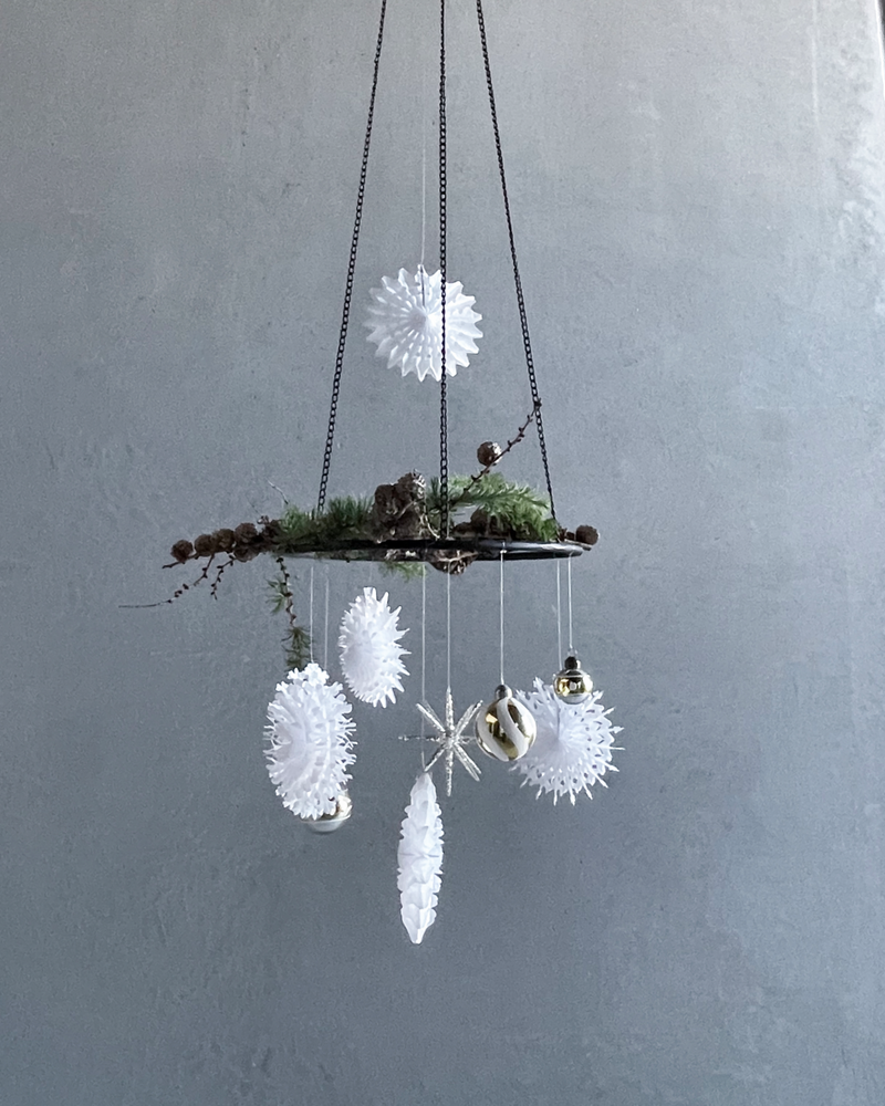 House Doctor - Papirsophæng, Fold, Hvid, 12 stk.