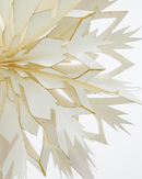 House Doctor - Juletræsstjerne, Alsta, Hvid, Gylden H35 cm