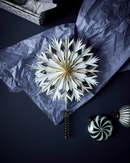 House Doctor - Juletræsstjerne, Alsta, Hvid, Gylden H35 cm